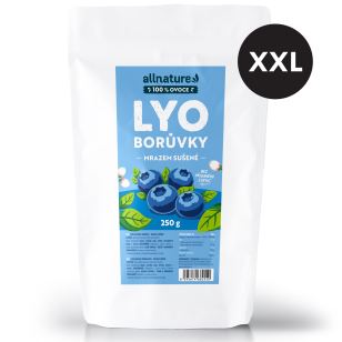 Allnature Borůvka sušené mrazem celé XXL 250 g