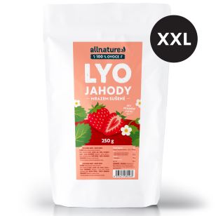 Allnature Jahody sušené mrazem XXL 250 g
