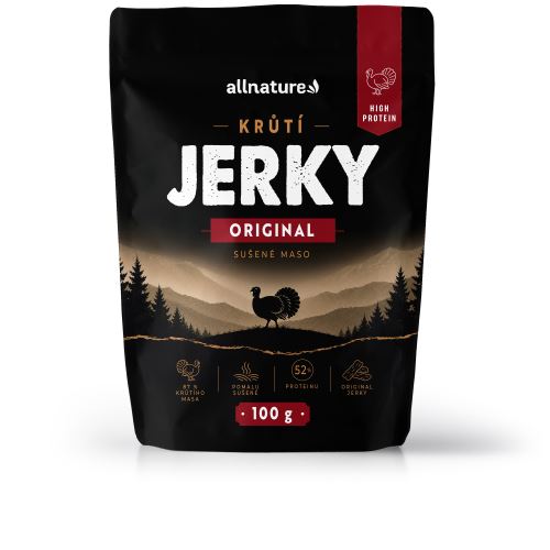 Allnature Krůtí Jerky Original 100 g