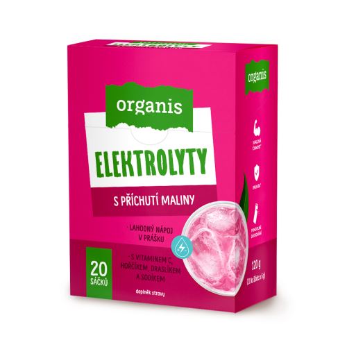 Organis Elektrolyty Malina Sticks 20 x 6 g (1)
