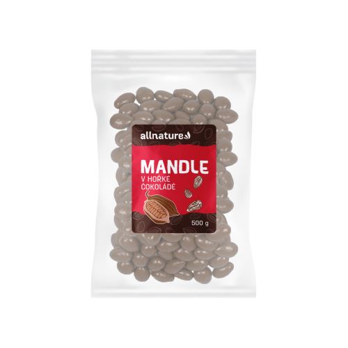 Allnature Almonds in dark chocolate 500 g