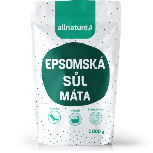 Allnature Epsom Salt Peppermint 1000 g