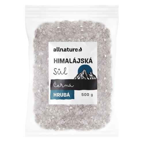Allnature Himalájská sůl černá hrubá 500 g