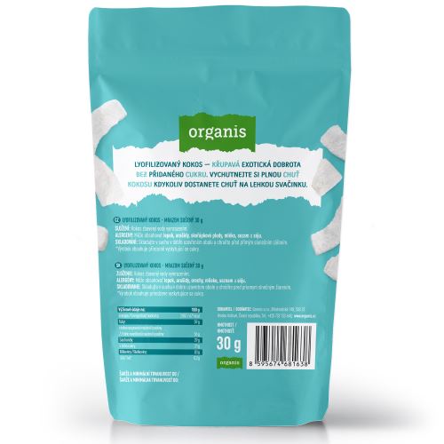 Organis Kokos sušený mrazem 30 g (1)