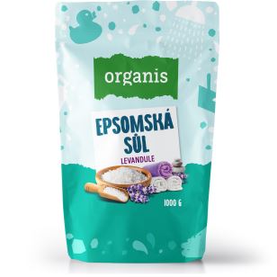 Organis Epsomská sůl levandule 1000 g