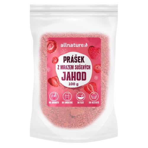 Allnature Freeze-dried strawberry powder 100 g