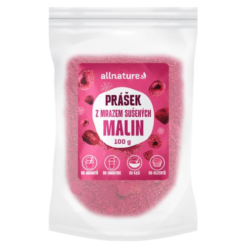 Allnature Freeze-dried raspberry powder 100 g