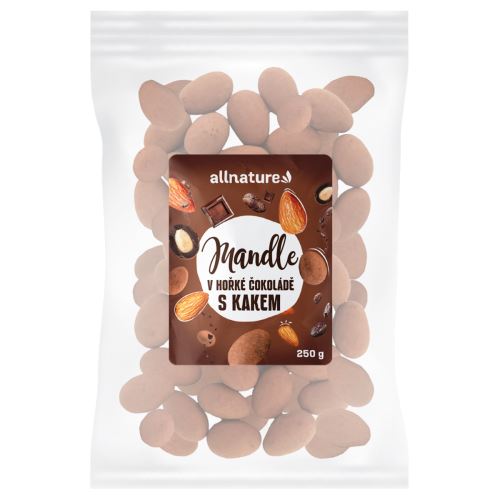 Allnature Almonds in chocolate with cocoa 250 g