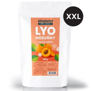 Allnature Meruňky sušené mrazem XXL 250 g