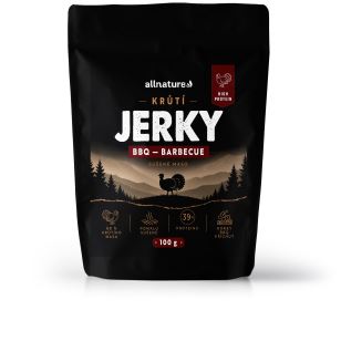 Allnature Krůtí Jerky BBQ 100 g