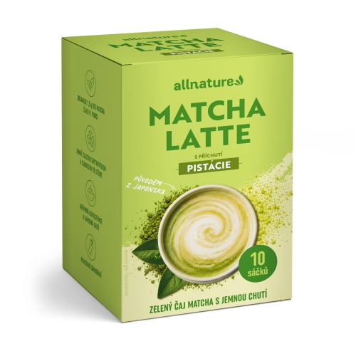 Allnature Matcha Latte Pistácie 10 x 17 g
