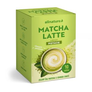 Allnature Matcha Latte Pistácie 10 x 17 g