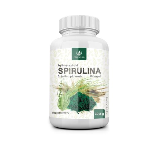 Allnature Spirulina Herbal Extract 60 cps.