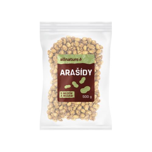 Allnature Peanuts with honey and wasabi 500 g