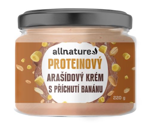 Allnature Peanut protein cream - banana flavor 220 g