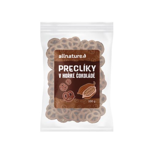 Allnature Pretzels in dark chocolate 100 g