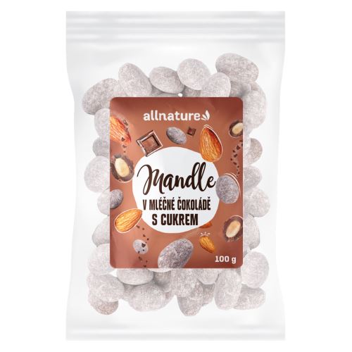 Allnature Almonds in milk chocolate with sugar 100 g