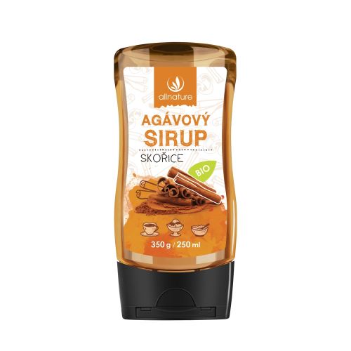 Allnature Organic Agave Syrup Cinnamon 350 g