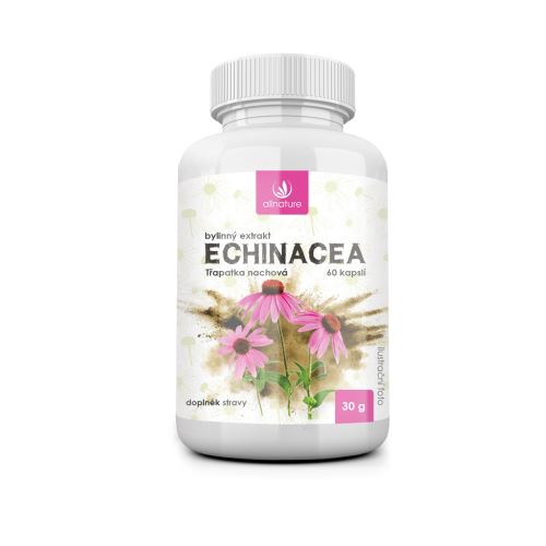 Allnature Echinacea herbal extract 60 cps.