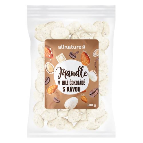 Allnature Almonds in white chocolate with coffee 100 g