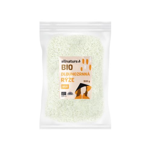 Allnature Organic white long grain rice 500 g