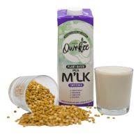 Qwrkee Veganské hrachové rostlinné mléko slazené 1000 ml