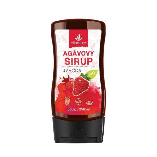 Allnature Organic Agave Syrup Strawberry 350 g