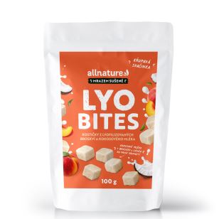 Allnature LYO BITES Broskev 100 g