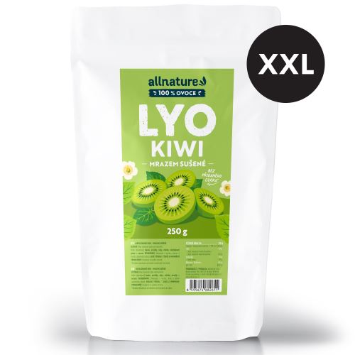 Allnature Kiwi sušené mrazem XXL 250 g