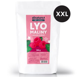 Allnature Maliny sušené mrazem XXL 250 g