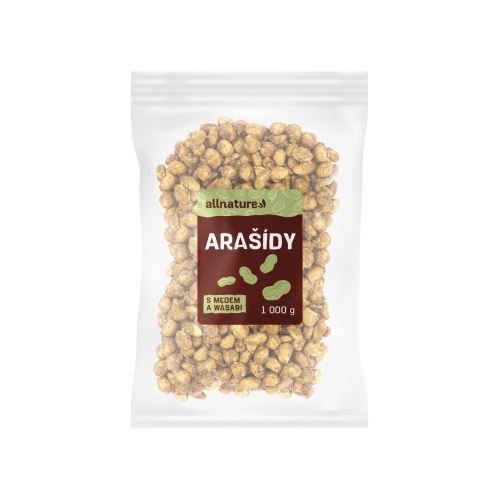Allnature Peanuts with honey and wasabi 1000 g