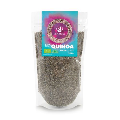 Allnature Quinoa černá vločky BIO 150 g