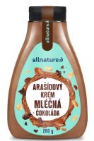 Allnature Arašídový krém s mléčnou čokoládou 260 g