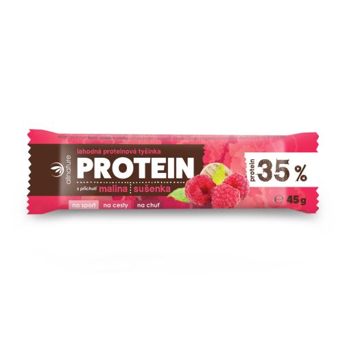 Allnature Protein bar 35% raspberry and biscuit 45 g_x000D_