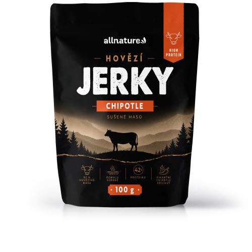 Allnature Hovězí Jerky Chipotle 100 g