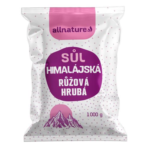Allnature Himalájská sůl růžová hrubá 1000 g
