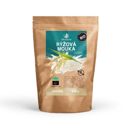 Allnature Rice Flour Wholegrain Organic 200 g