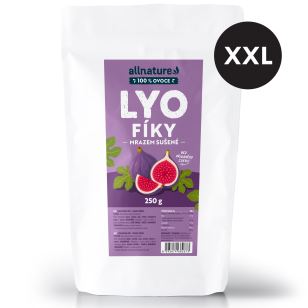 Allnature Fíky sušené mrazem XXL 250 g