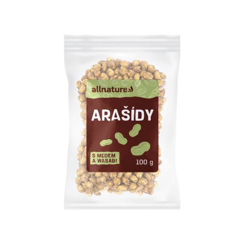 Allnature Peanuts with honey and wasabi 100 g