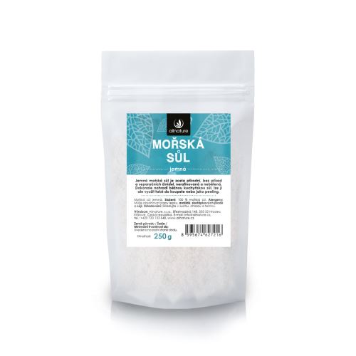 Allnature Sea Salt Fine 250 g