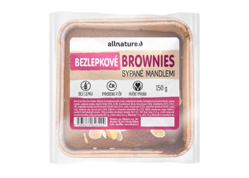 Allnature Gluten-free brownies sprinkled with almonds 150 g