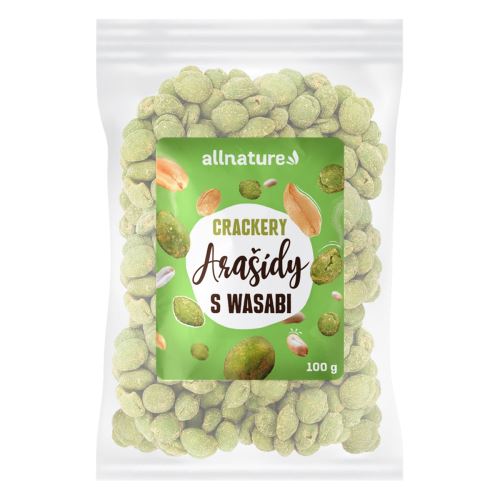 Allnature Wasabi peanuts - crackers 100 g