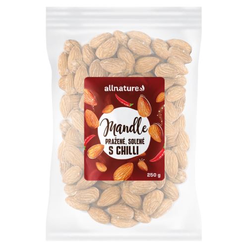 Allnature Roasted salted almonds with chilli 250 g