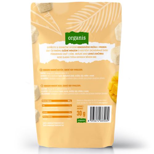 Organis COCO BITES Mango 30 g (1)