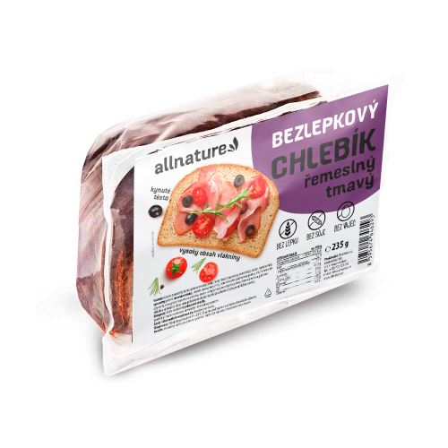 Gluten-free dark rustic bread  235 g