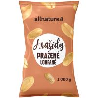 Allnature Roasted unsalted shelled peanuts 1000 g