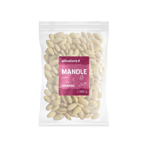 Allnature Almond kernels natural peeled 1000 g