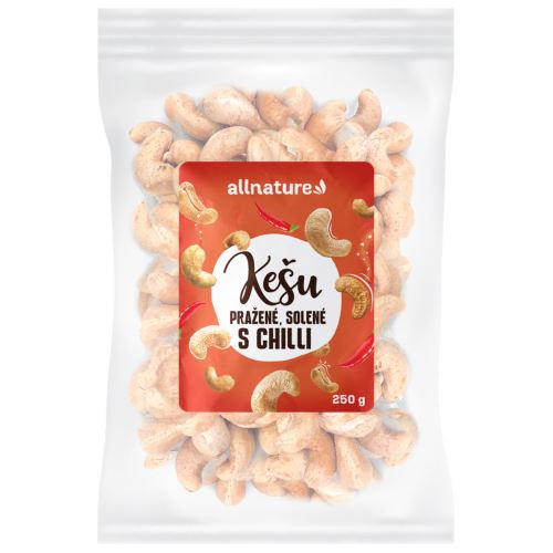 Allnature Cashew nuts roasted salted with chilli 250 g