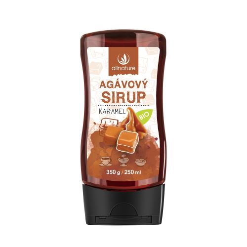 Allnature Organic Agave Syrup Caramel 350 g