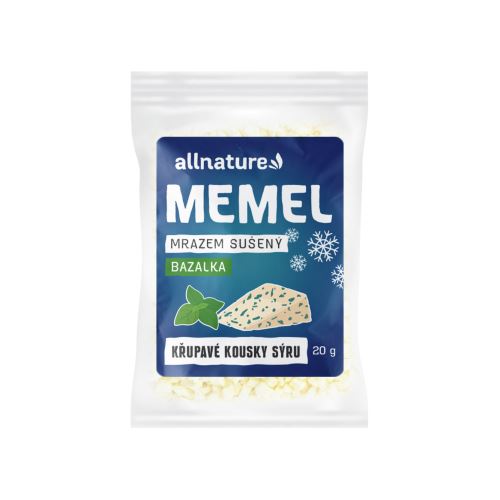 Allnature Memel sušený mrazem s bazalkou 20 g
